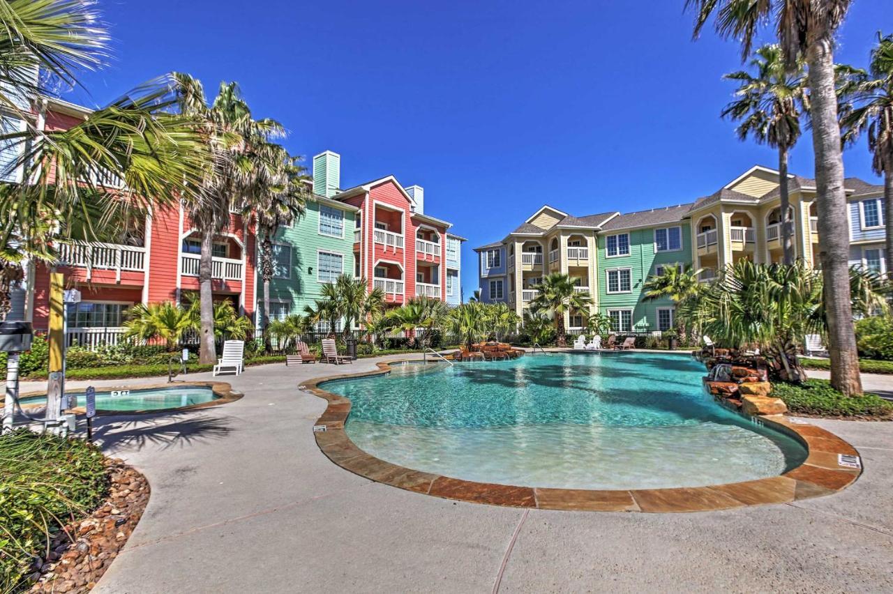 Colorful Galveston Retreat Steps From Beach And Pool المظهر الخارجي الصورة